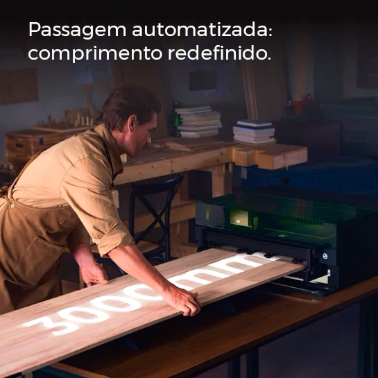 Recurso de passagem automática xTool S1 - Blog xTool Brasil